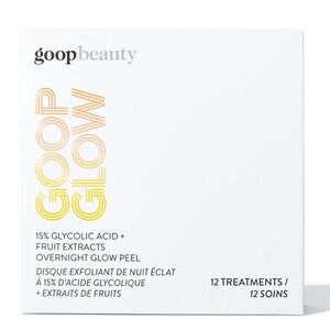 Goop Beauty GOOPGLOW 15% Glycolic Acid Overnight Glow Peel 12 Pack